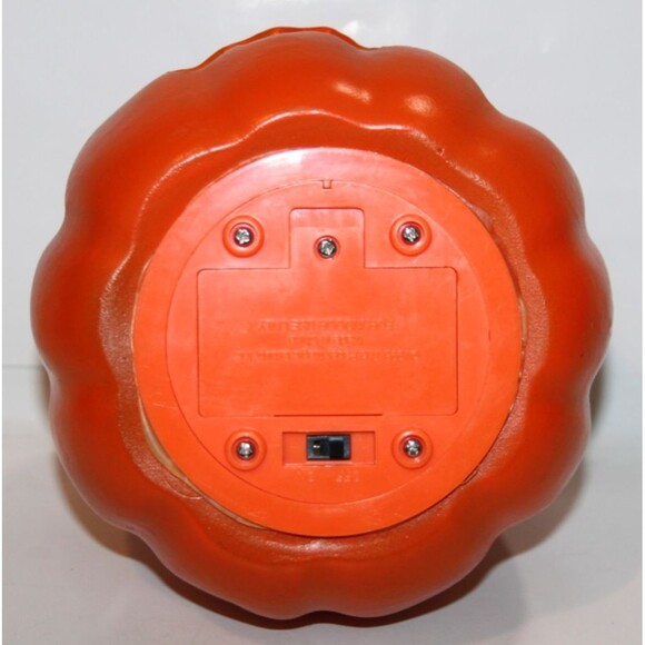 The Paper Magic Group Pumpkin Halloween 5" Jack O Lantern Blow Mold Vintage 1998 - Picture 9 of 11